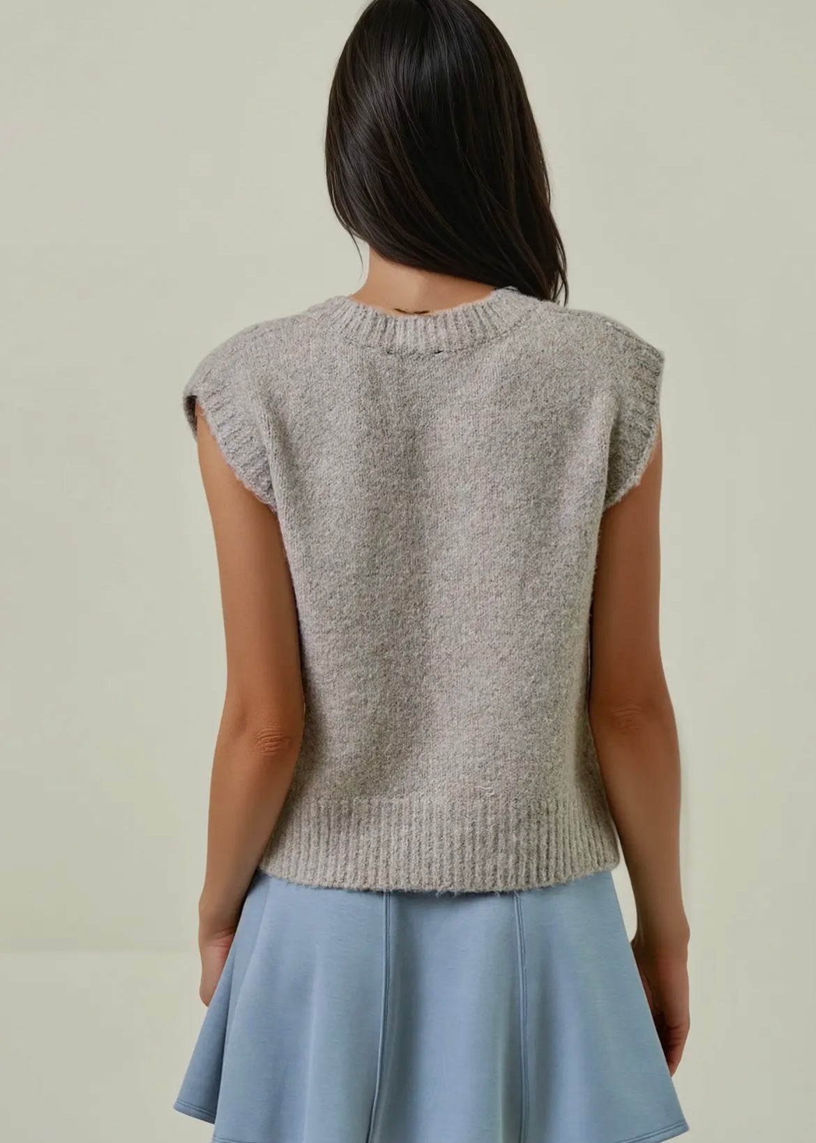 Cable Knit Vest