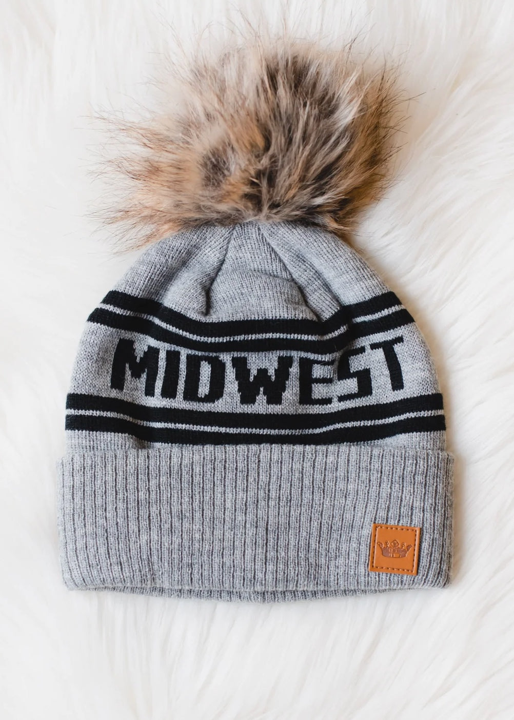 Midwest Pom Pom Hat