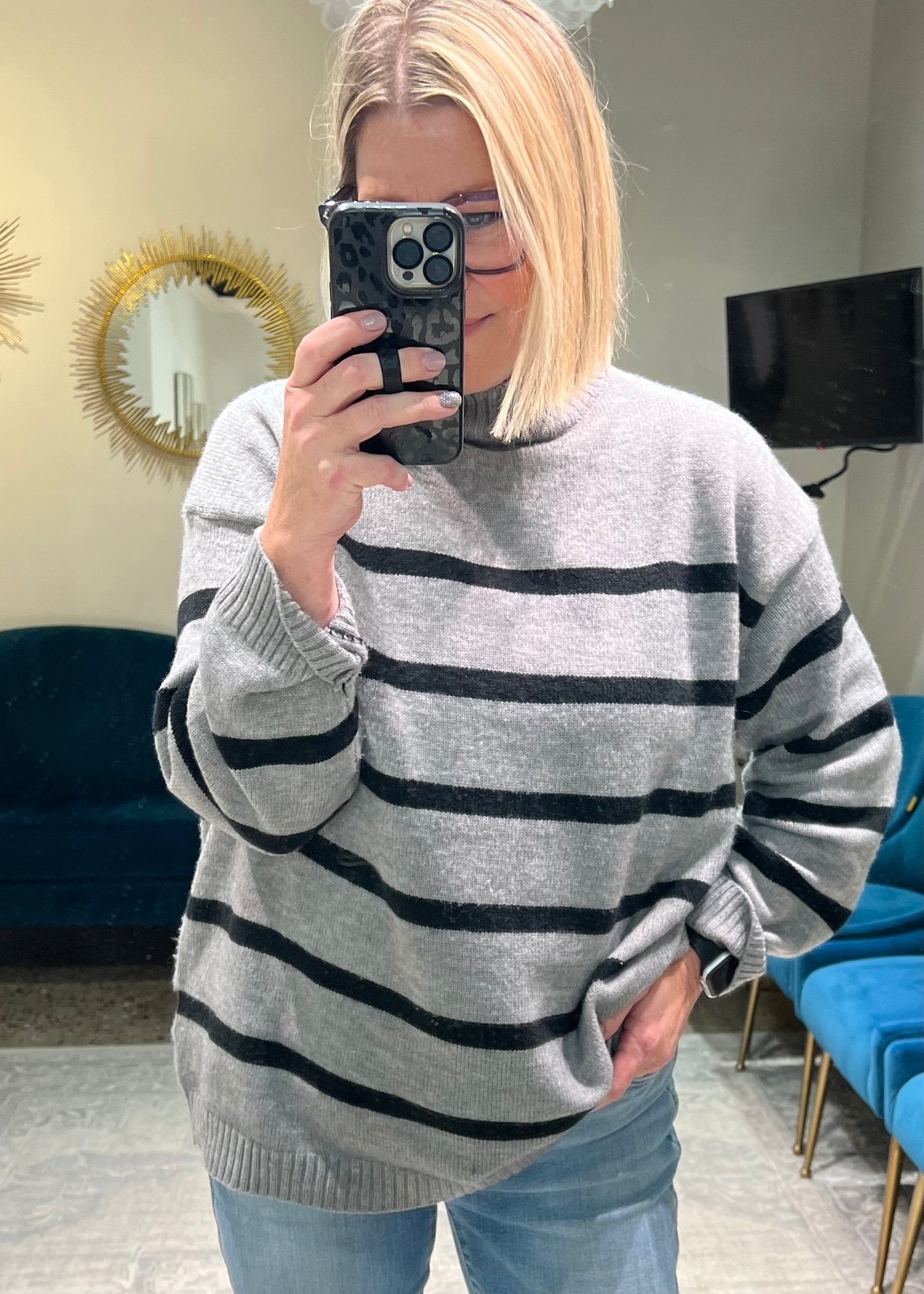 Oversized Striped Sweater