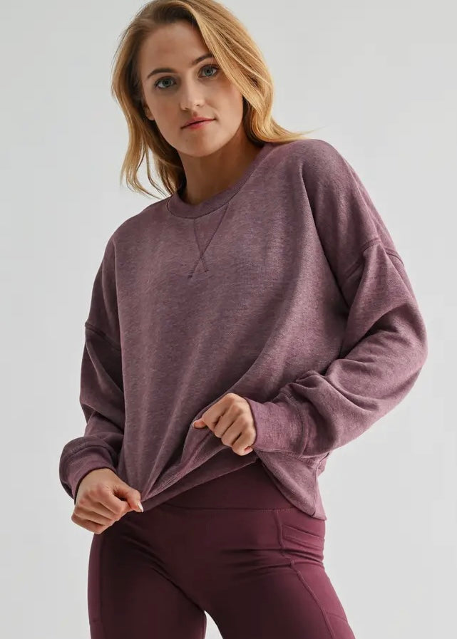 Burned Out Crewneck Sweatshirt