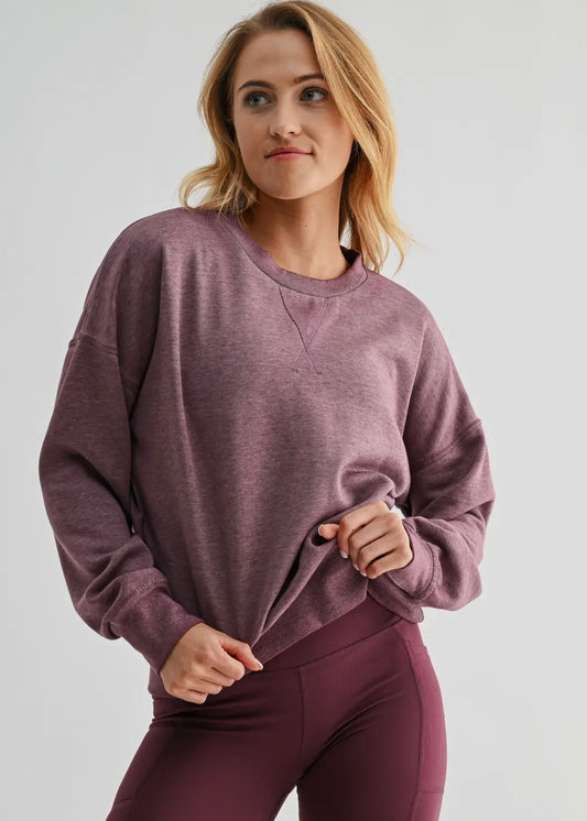 Burned Out Crewneck Sweatshirt