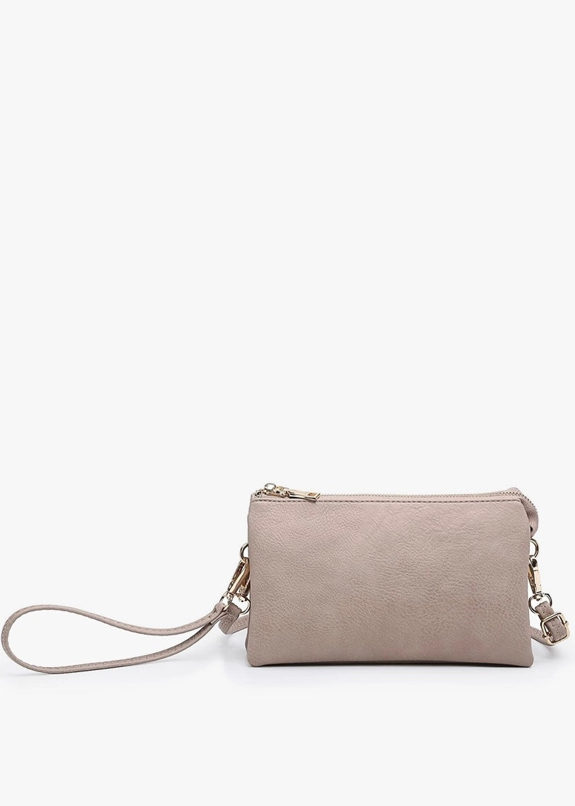 3 Compartment Crossbody/Wristlet