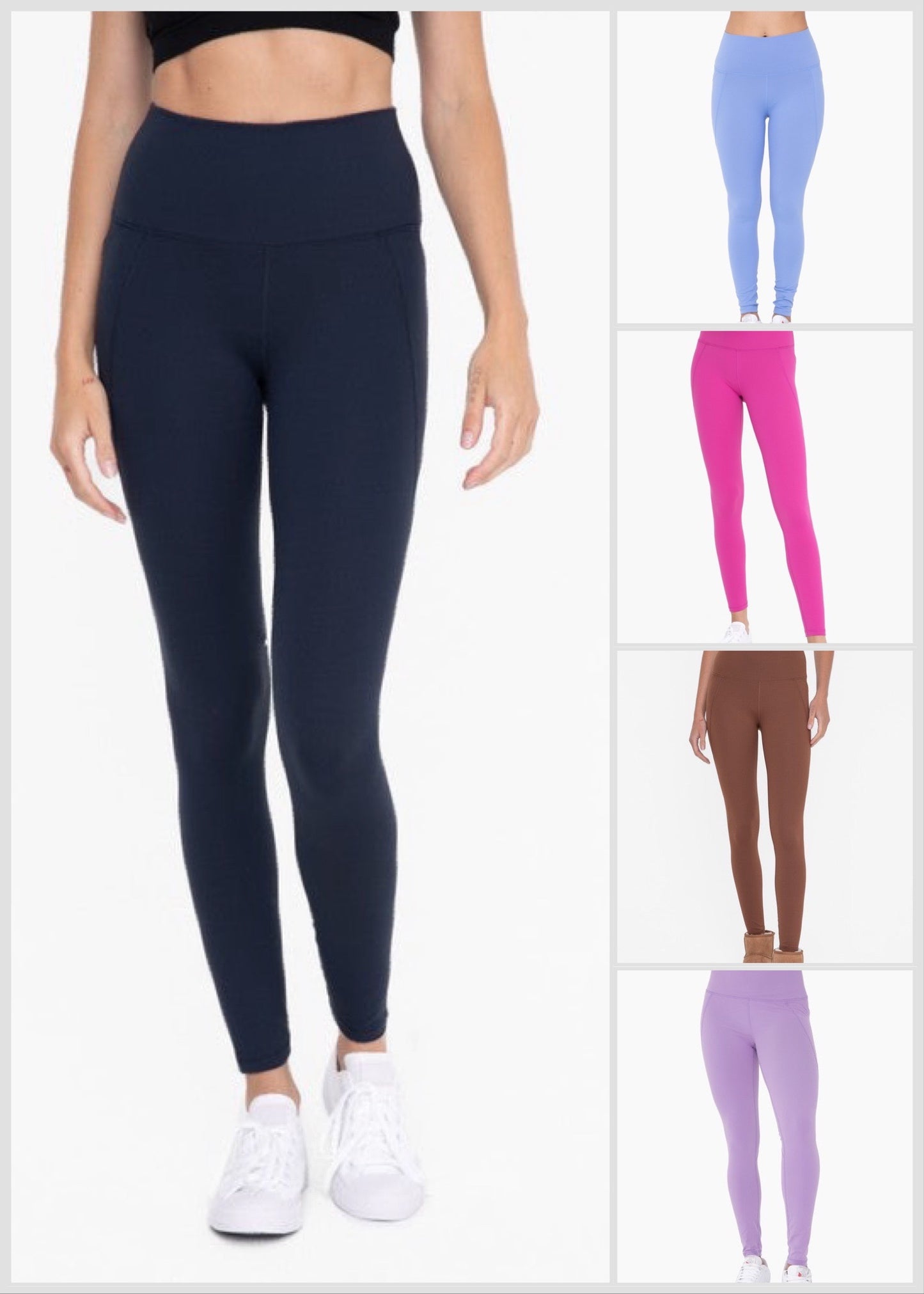 Essential Solid Highwaist Leggings (6 colors)