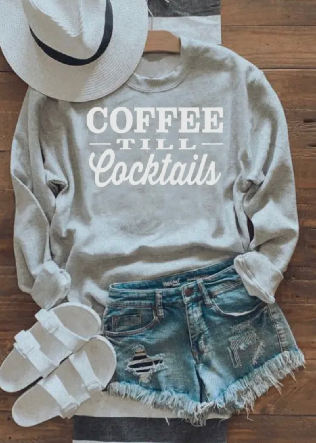 Coffee Till Cocktails Sweatshirt