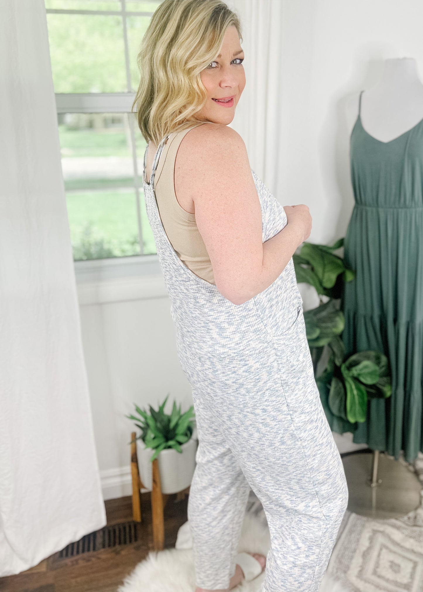 Loose Fit Multi Color Jumpsuit