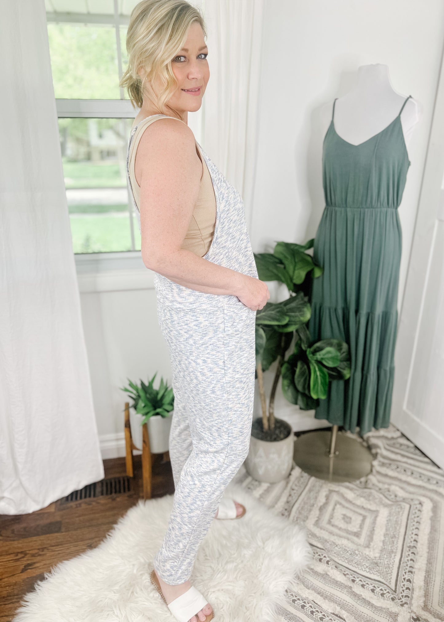 Loose Fit Multi Color Jumpsuit