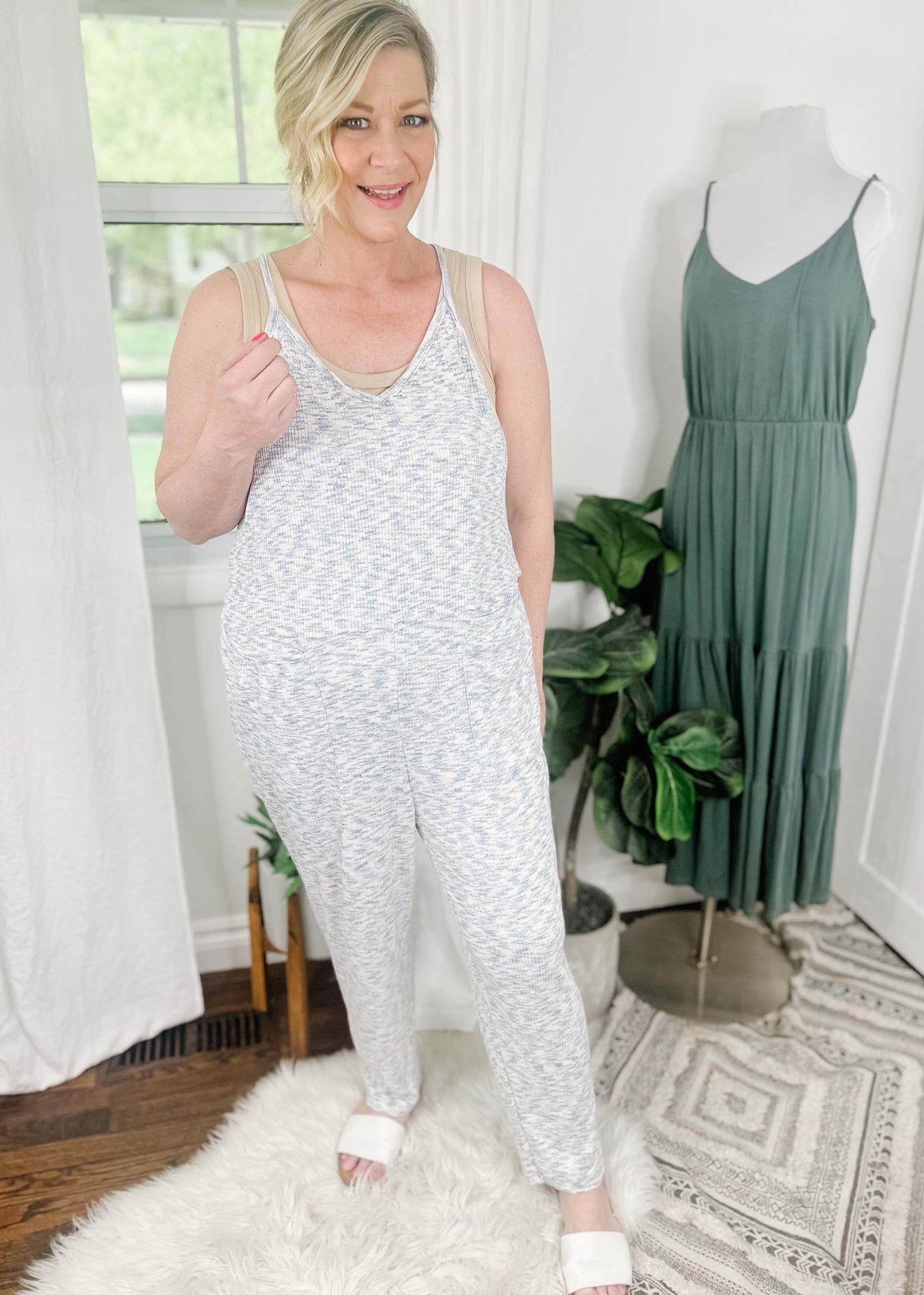 Loose Fit Multi Color Jumpsuit