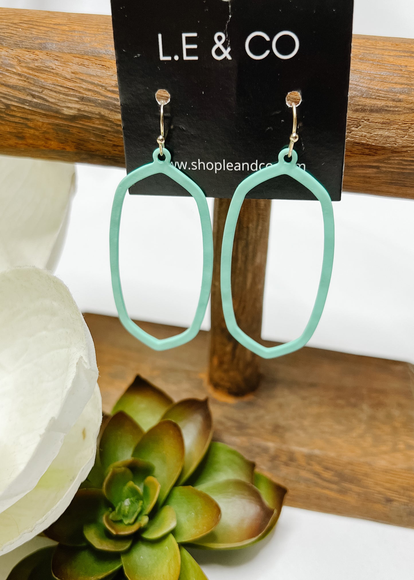 Rectangle Drop Earrings