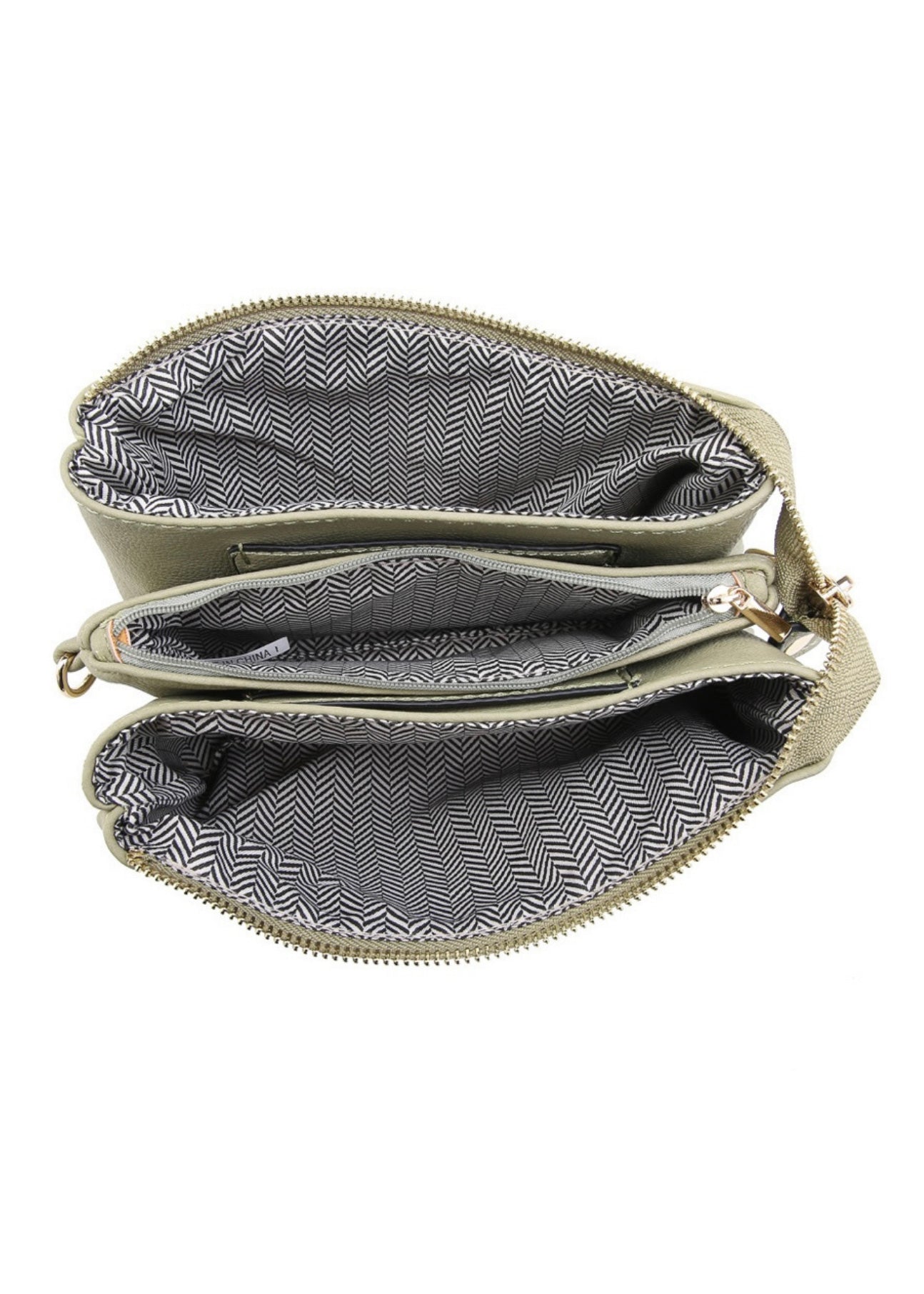 3 Compartment Crossbody/Wristlet