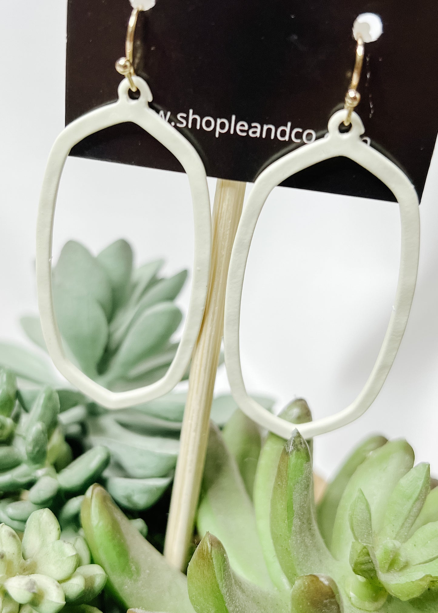 Rectangle Drop Earrings