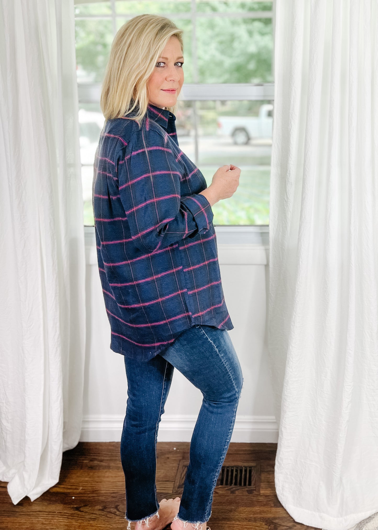 Navy Plaid