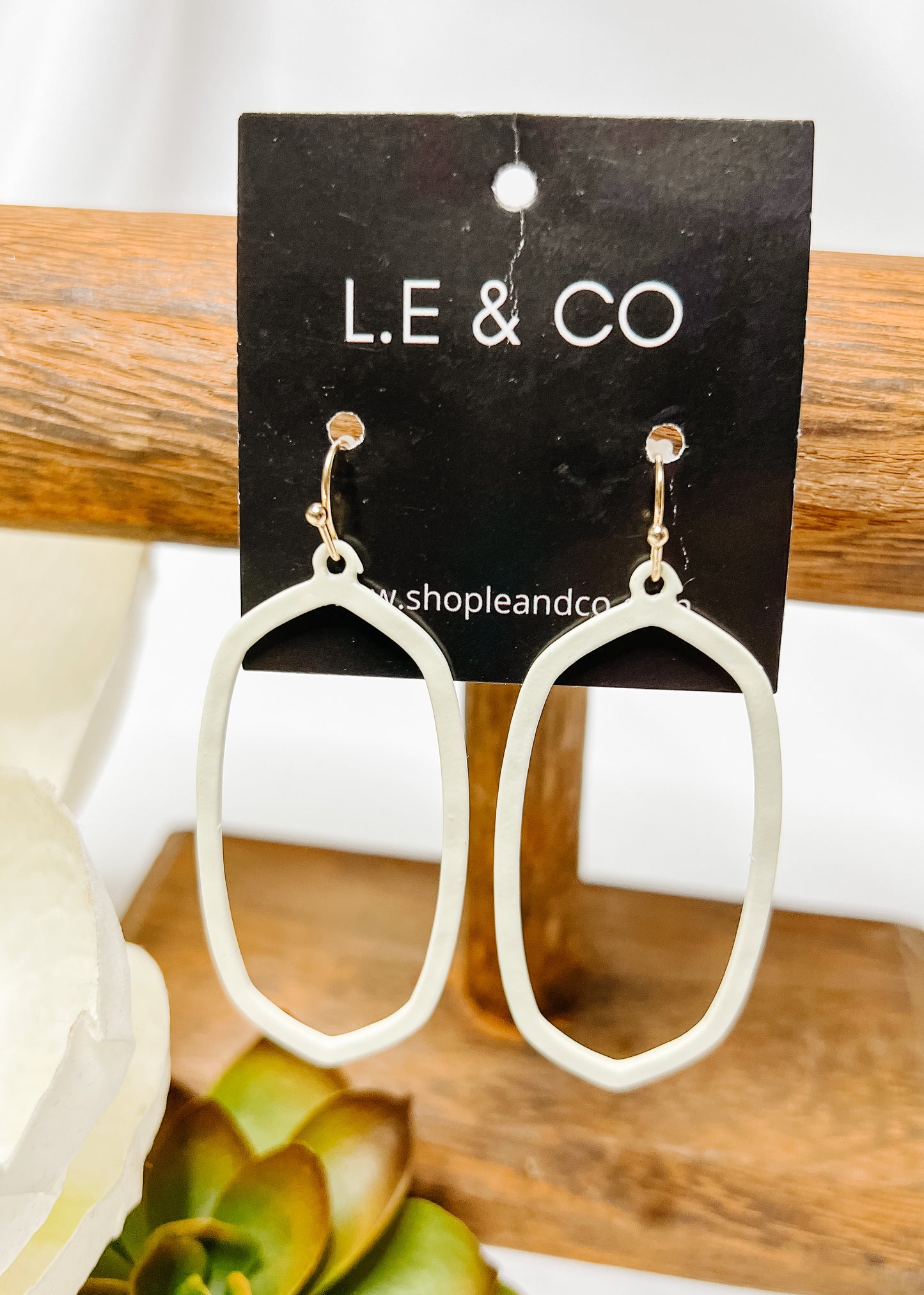 Rectangle Drop Earrings