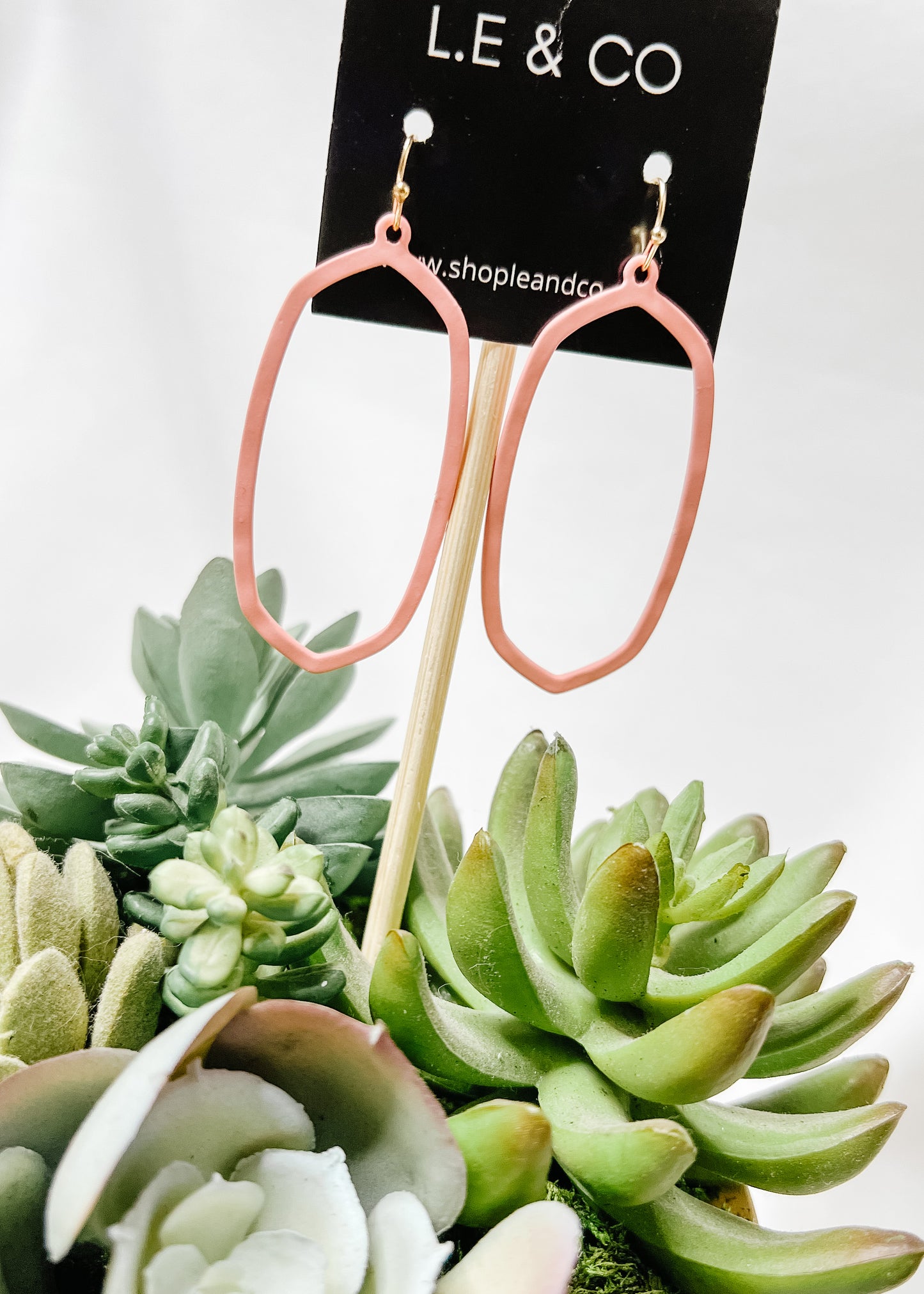 Rectangle Drop Earrings
