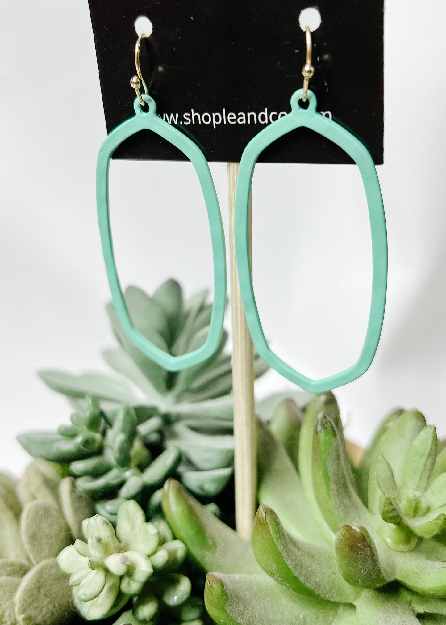 Rectangle Drop Earrings