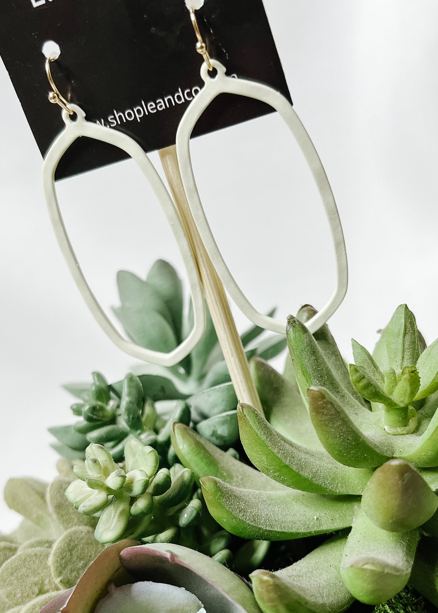 Rectangle Drop Earrings