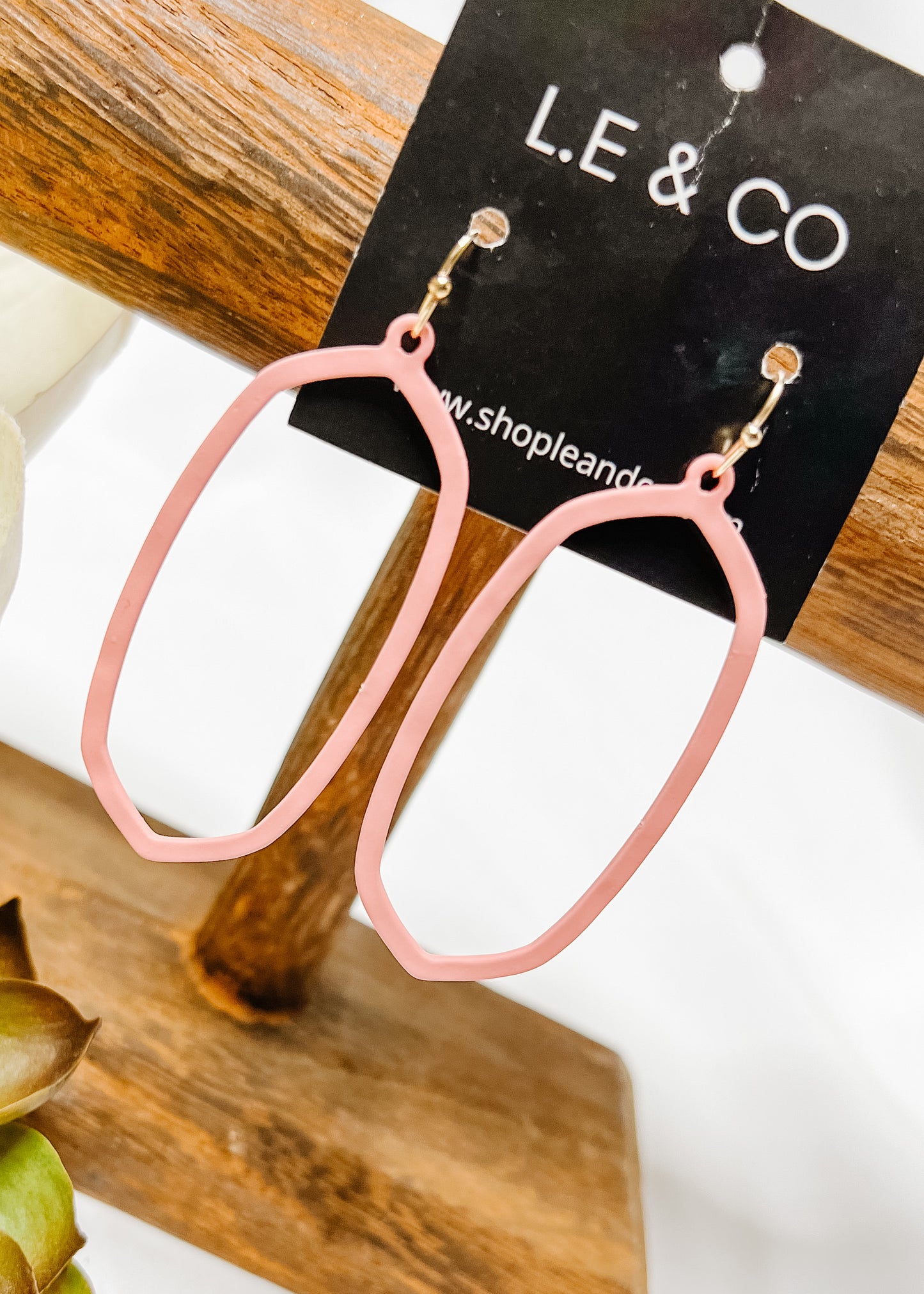 Rectangle Drop Earrings