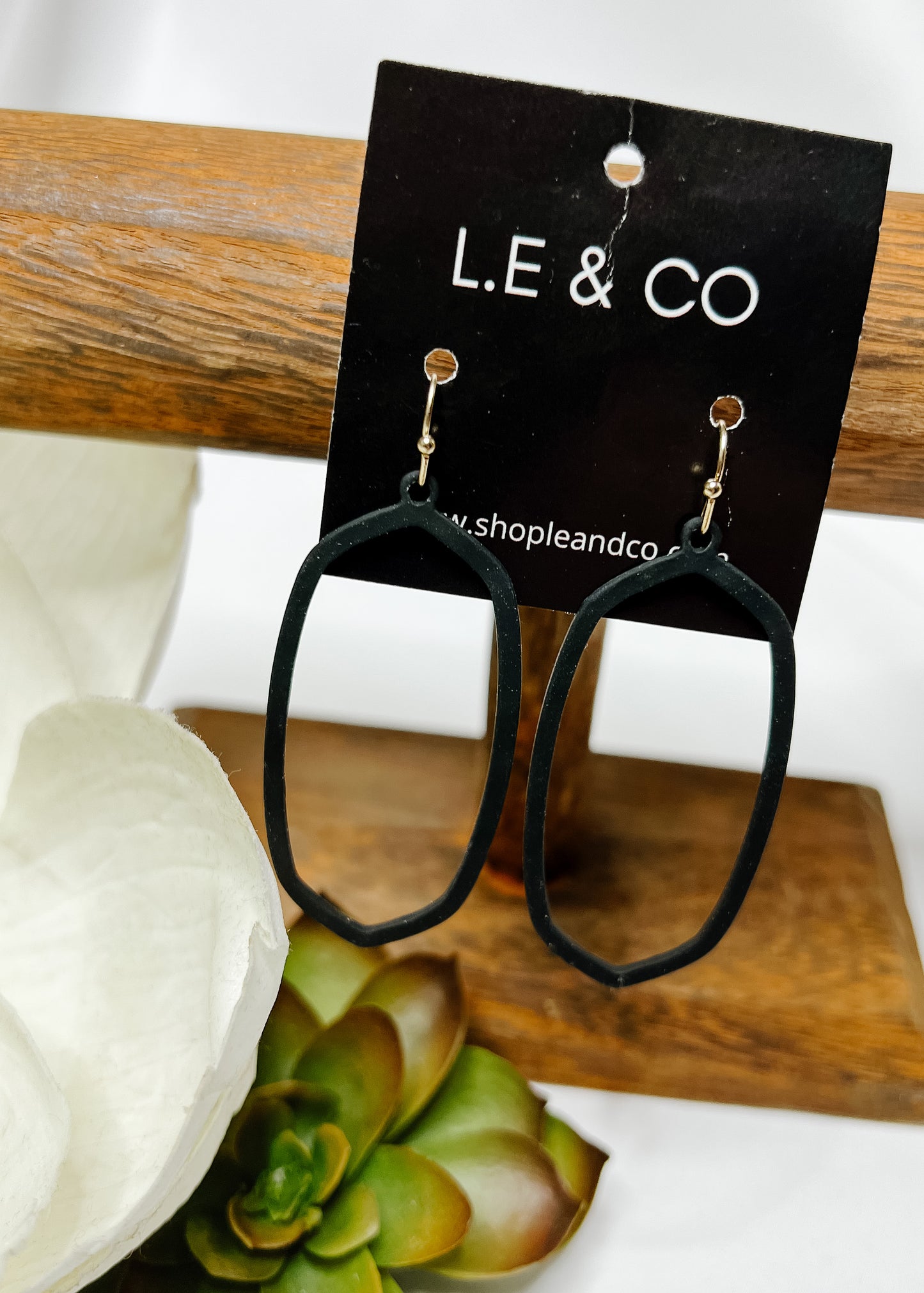 Rectangle Drop Earrings