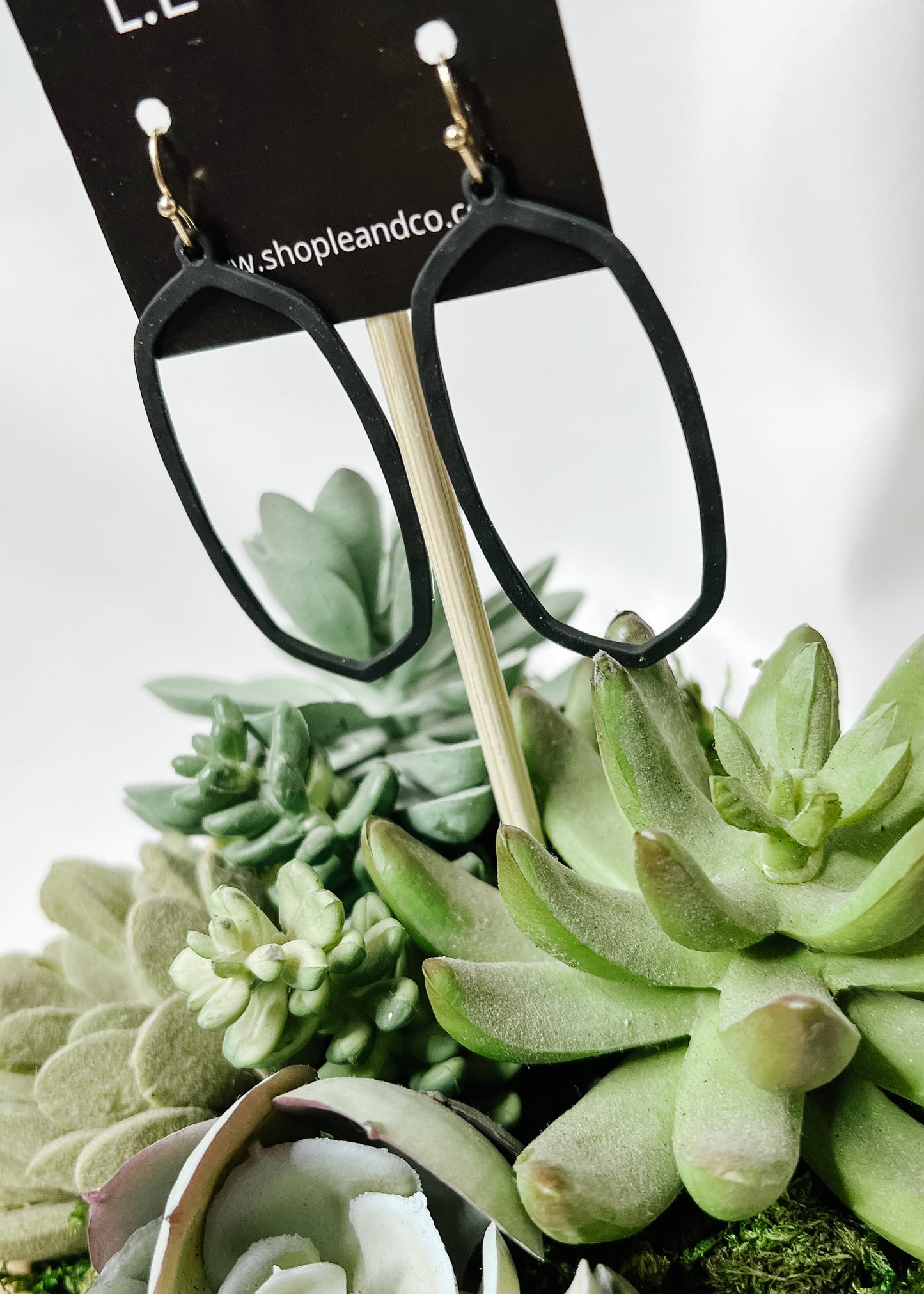 Rectangle Drop Earrings