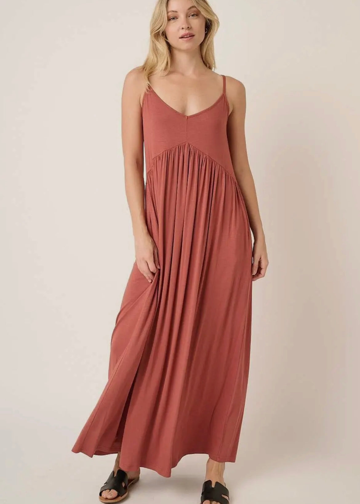 Marsala Maxi Dress