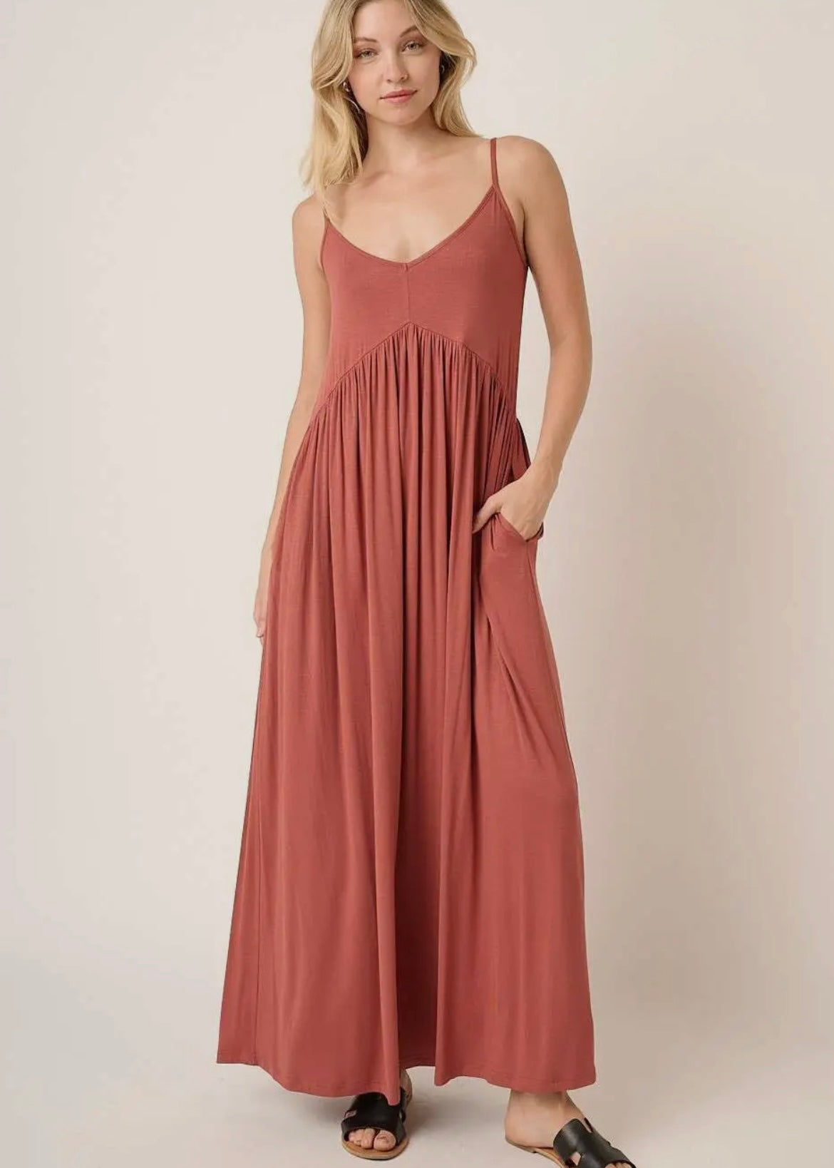 Marsala Maxi Dress