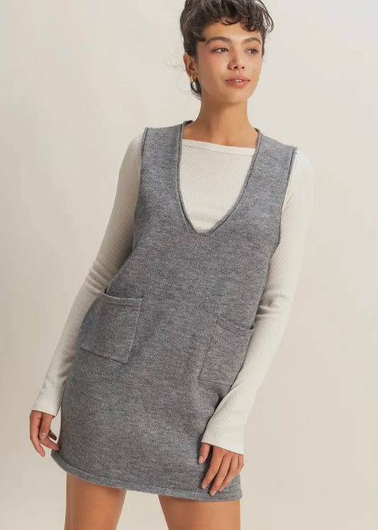 Pocket Pinafore Dress