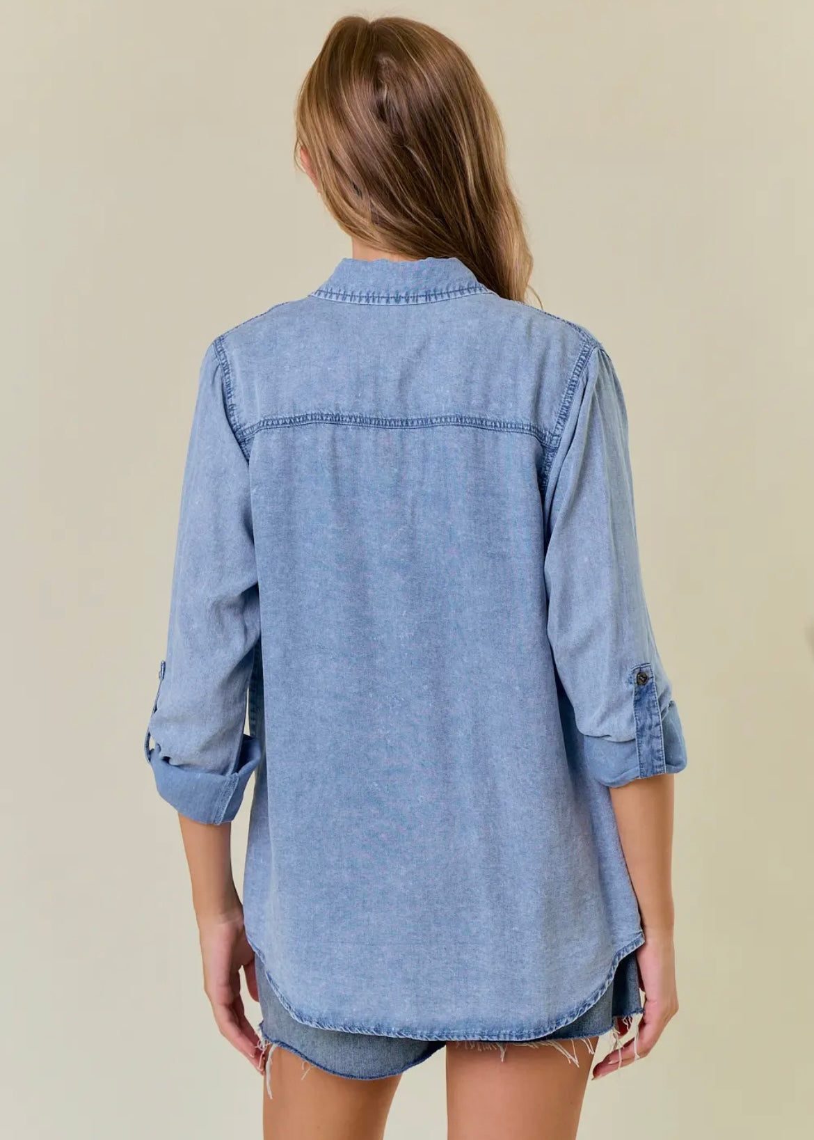 Chambray Top