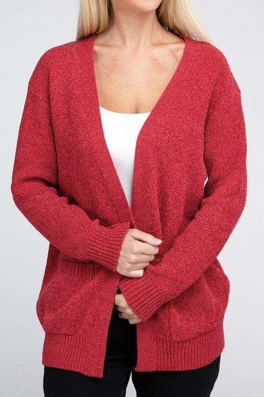 Open Front Sweater Cardigan