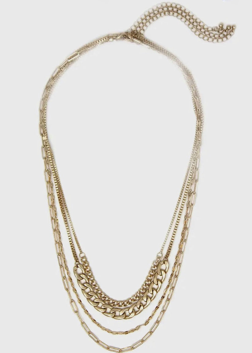 Brooklyn Four Chain Necklace
