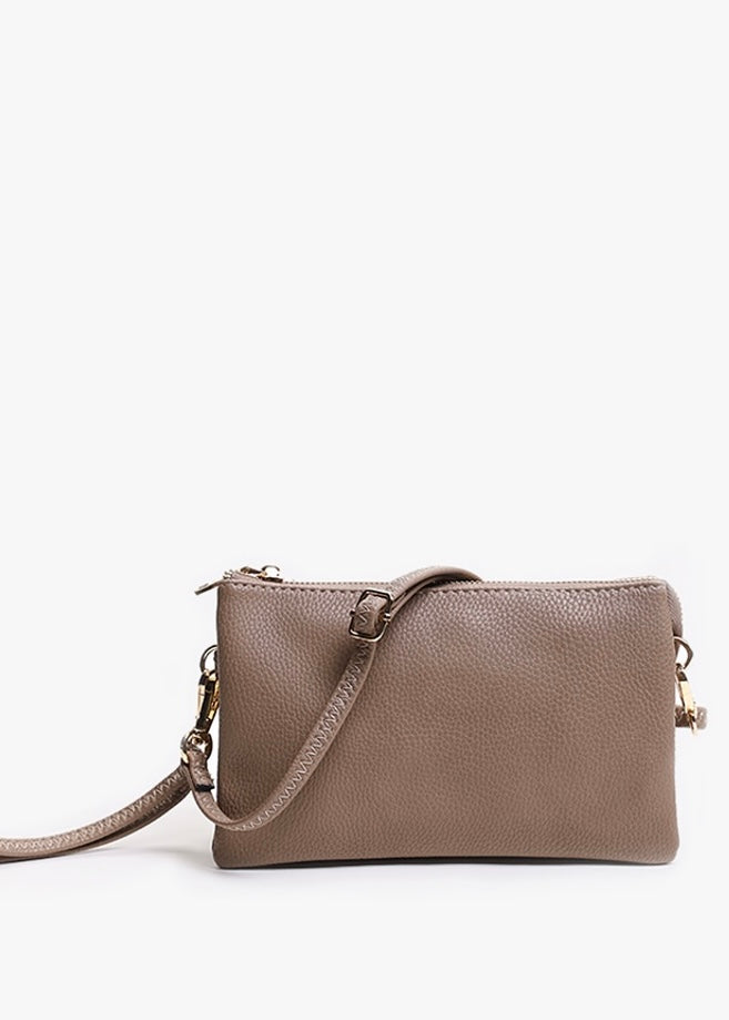 3 Compartment Crossbody/Wristlet