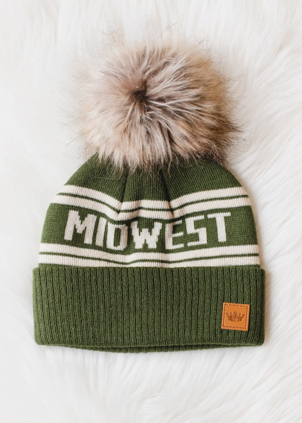 Midwest Pom Pom Hat