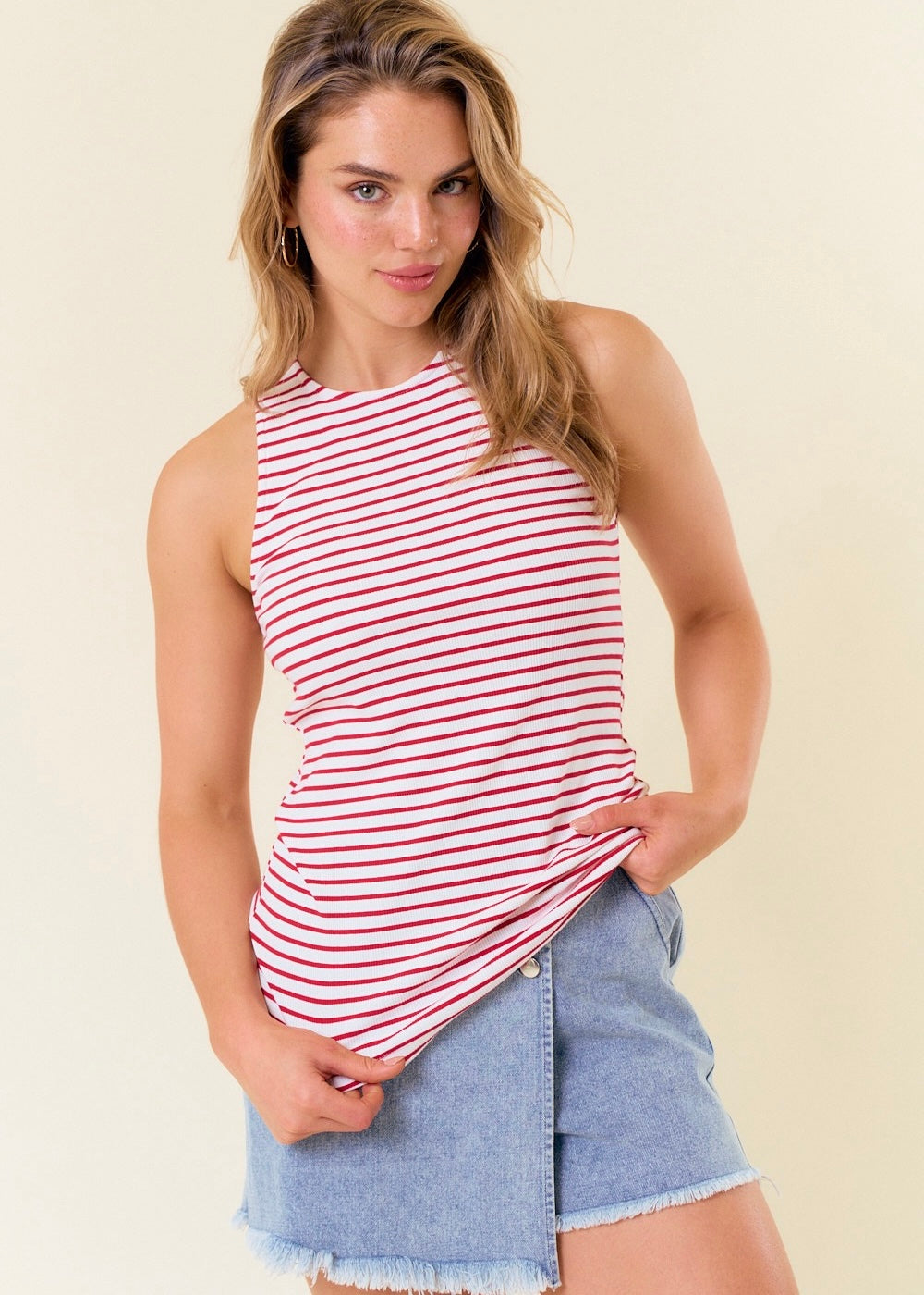 Cut-Out Back Tank