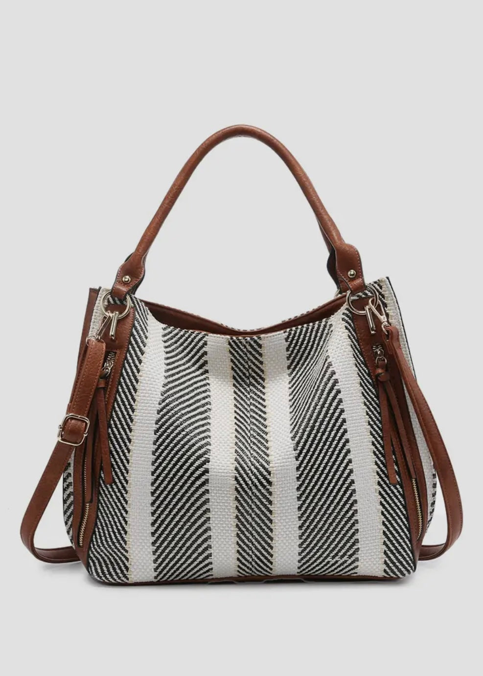 Striped Tote