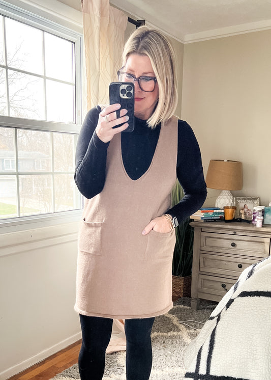 Pocket Pinafore Dress