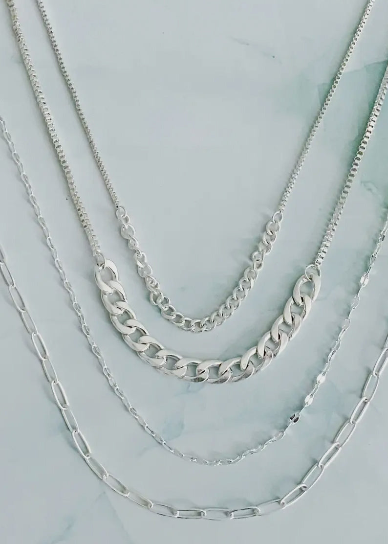 Brooklyn Four Chain Necklace