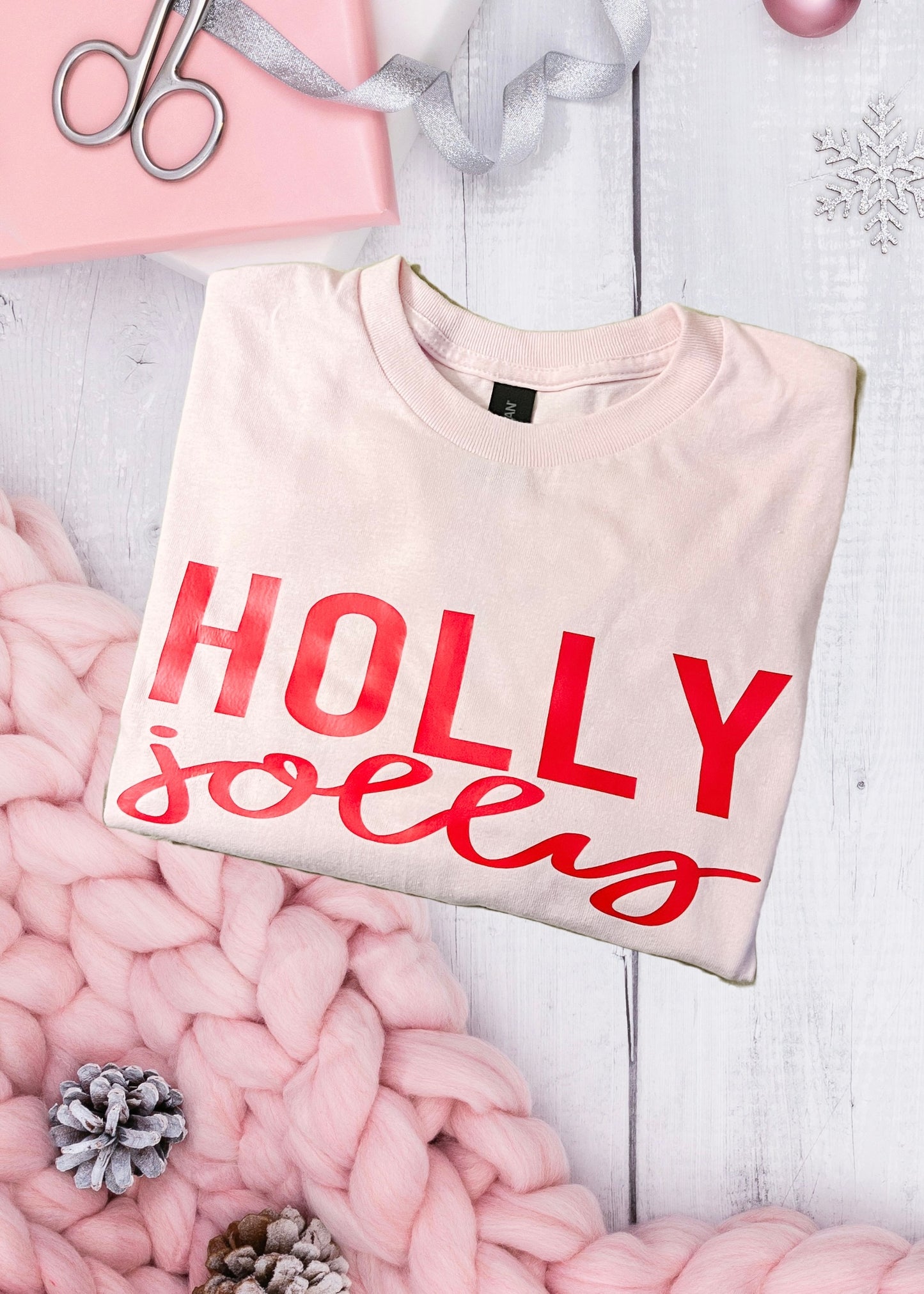 Pink Holly Jolly T-Shirt