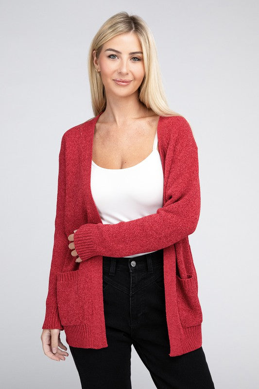 Open Front Sweater Cardigan